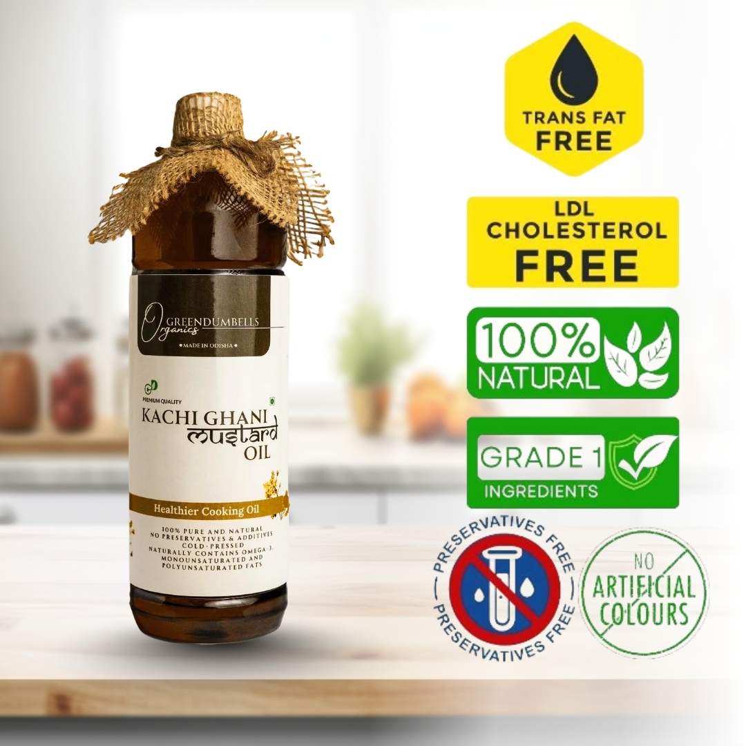 ALL Product Images Wood Pressed Mustard Oil 1L – GreenDumbells Organics - Image 3