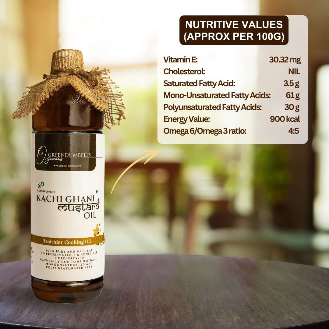 ALL Product Images (1) Wood Pressed Mustard Oil 1L – GreenDumbells Organics - Image 4