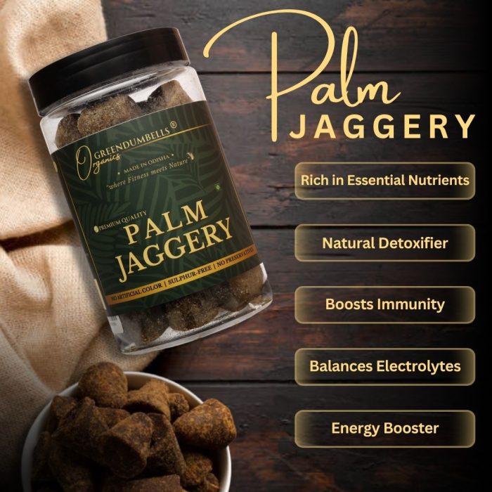 GreenDumbells Organics Palm Jaggery Cubes - 400 gm - Image 4