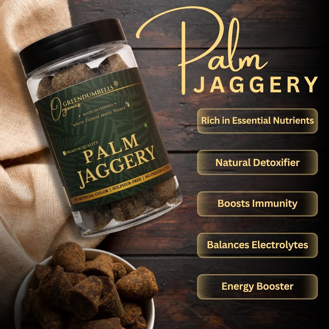 GD Product Img (1) GreenDumbells Organics Palm Jaggery Cubes - 400 gm - Image 4