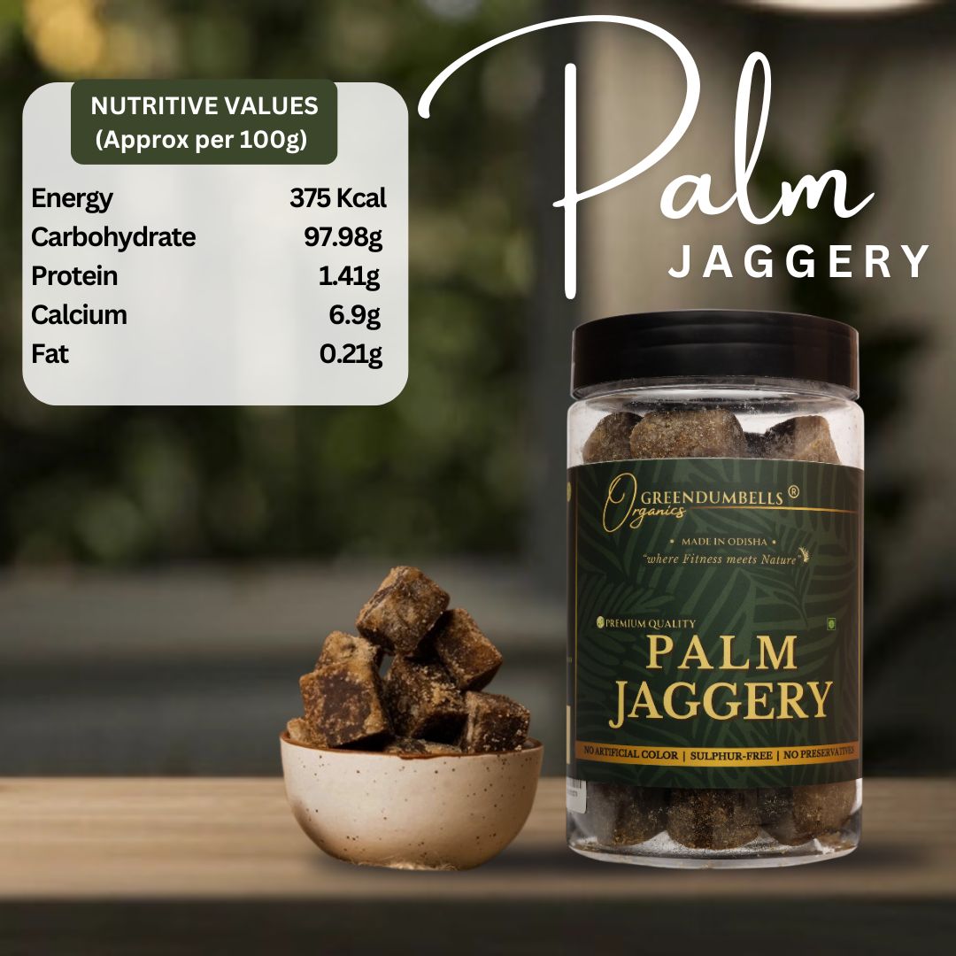 GD Product Img (2) GreenDumbells Organics Palm Jaggery Cubes - 400 gm - Image 3