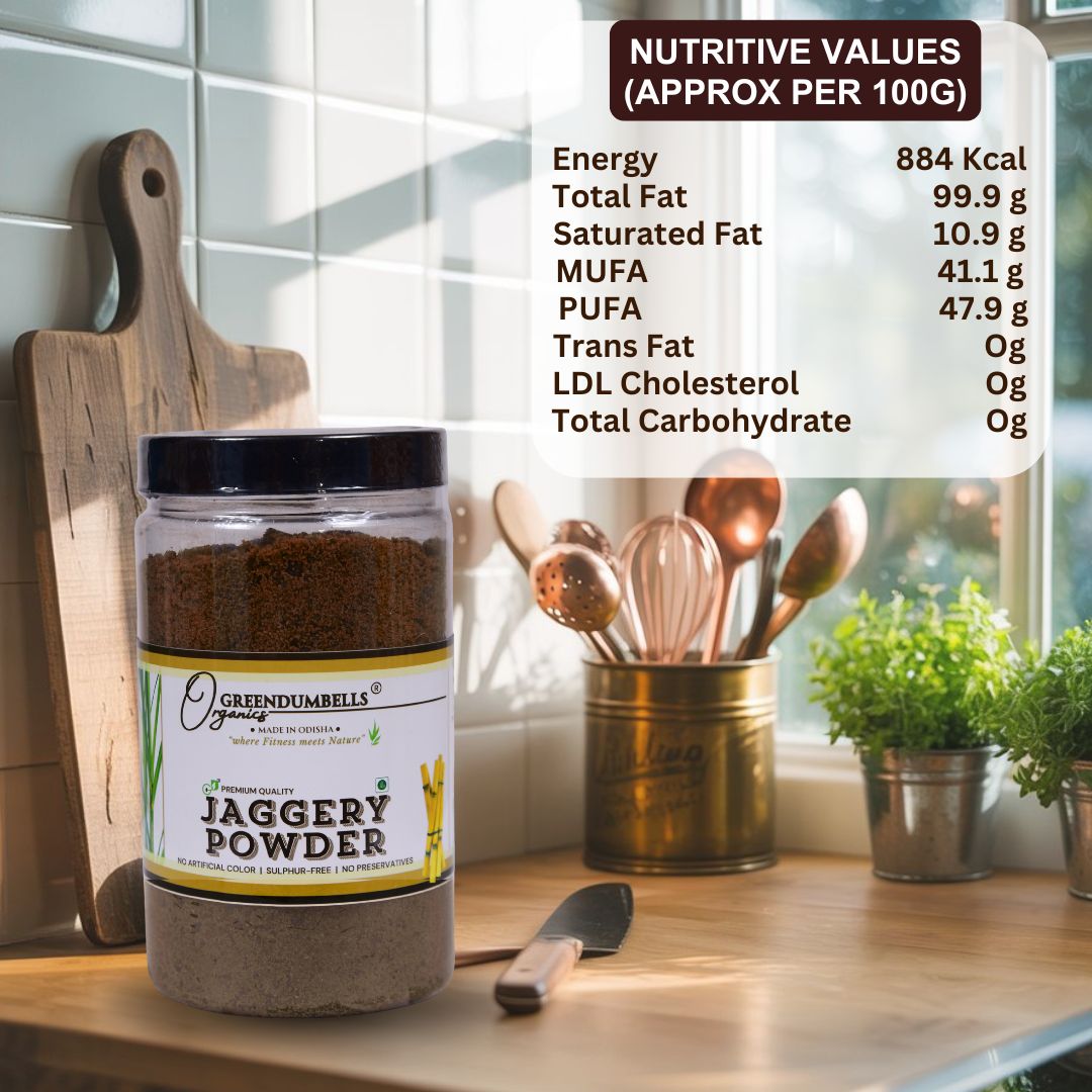 GD Product Img Jaggery Powder 500g | Natural & Sulphur-Free | GreenDumbells - Image 4