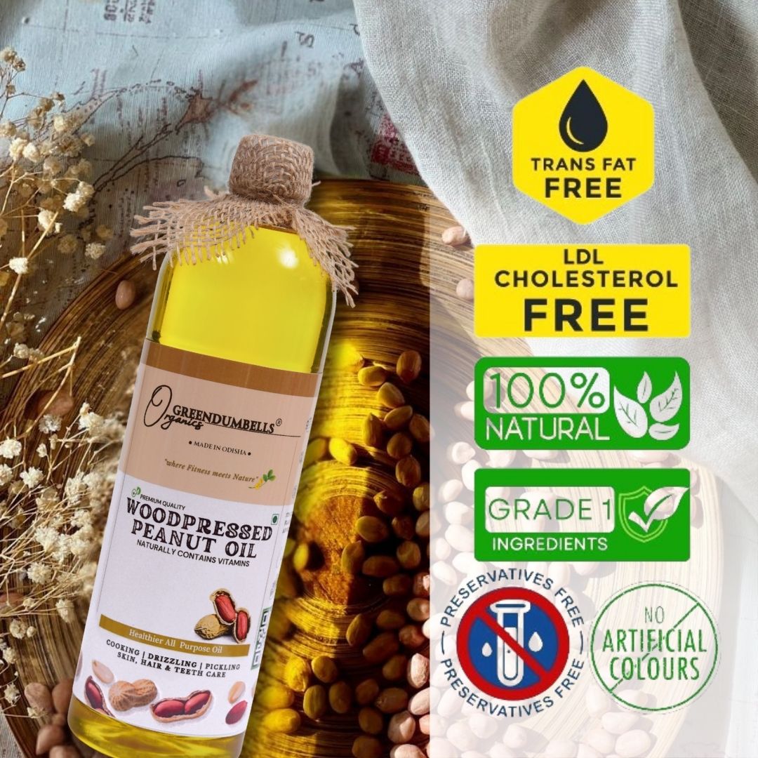 GD Product Img (4) Cold Pressed Peanut Oil 1L – GreenDumbells Organics - Image 3