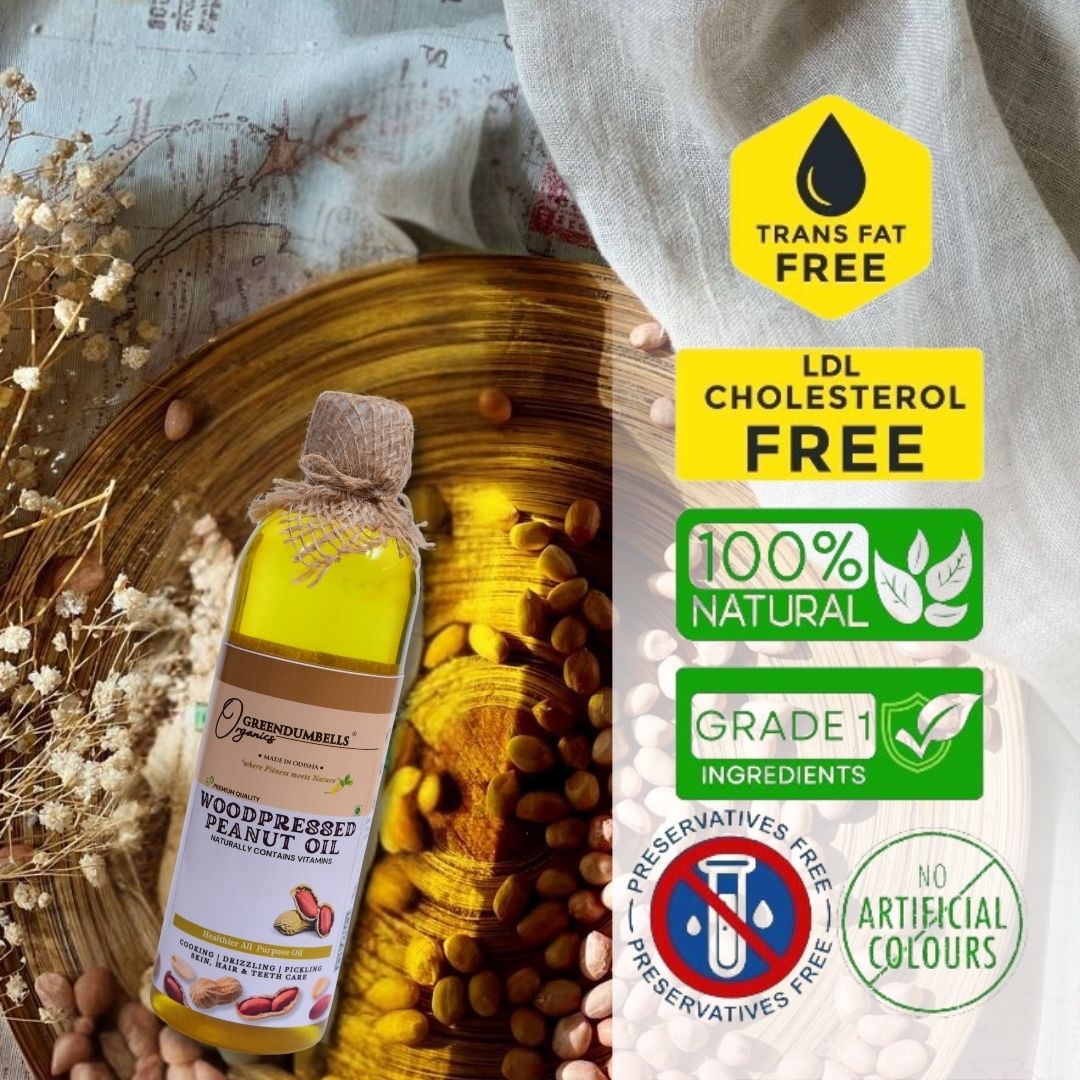 GD Product Img (8) Cold Pressed Peanut Oil 500ml – GreenDumbells Organics - Image 2
