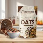 Jaggery Coated Rolled Oats, Granola 750g | Healthy Snack | GreenDumbells