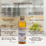 Cold Pressed Sunflower Oil 500 mL – GreenDumbells Organics - Image 6