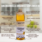 Cold Pressed Sunflower Oil 1L – GreenDumbells Organics - Image 6