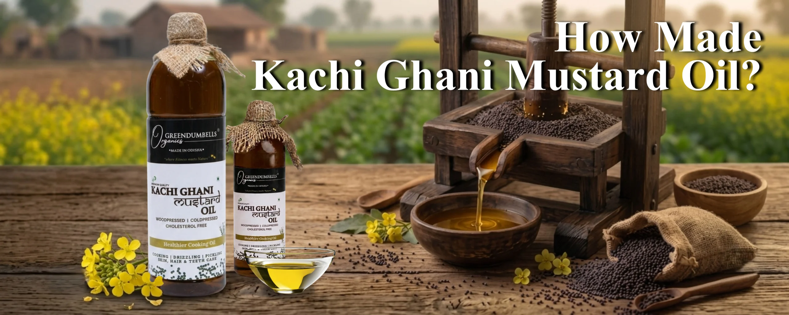 How is Kachi Ghani Oil Made