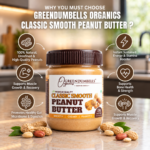 Classic Smooth Peanut Butter 340g | Greendumbells - Image 2