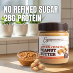 Natural Crunchy Peanut Butter 340g | Greendumbells - Image 2