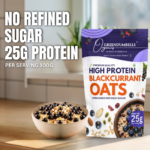 High Protein Blackcurrant Oats 450g | Greendumbells - Image 3