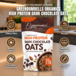 High Protein Dark Chocolate Oats 450g | Greendumbells - Image 2